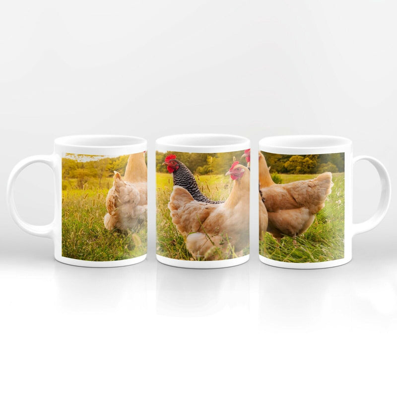 Wild Chickens Animal - Drinks Mug Cup Kitchen Birthday Office Fun Gift